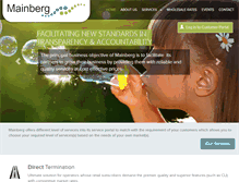 Tablet Screenshot of mainberg.net